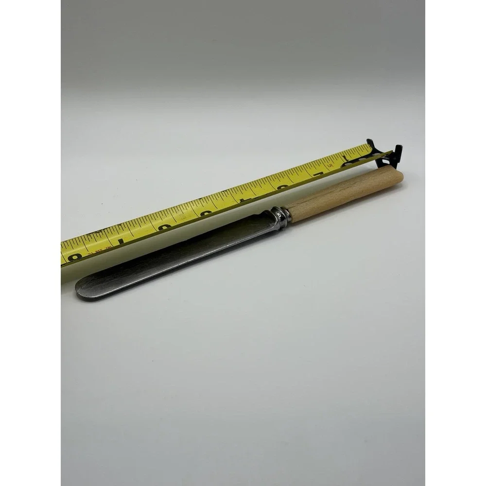 Vintge England Sheffield Steel Products Butter / Dessert Knife Wood Handle
